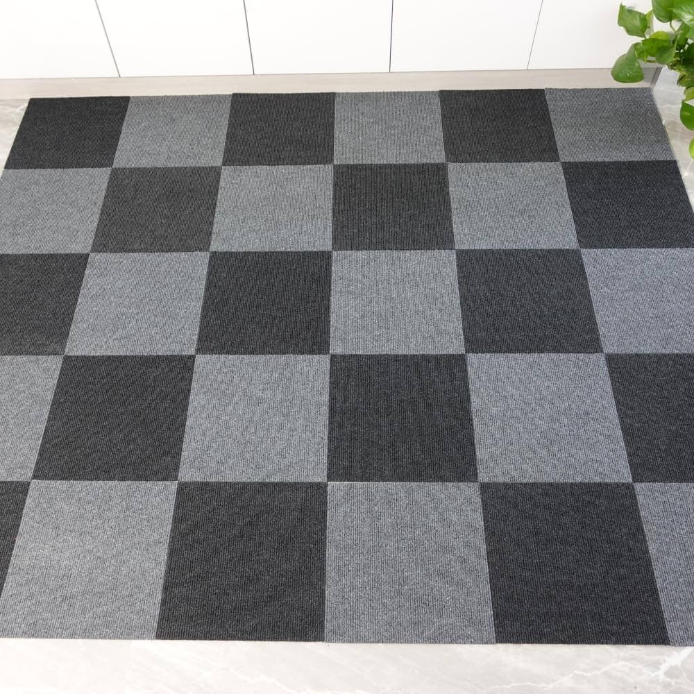 Amazon.co.jp: タイルカーペット 30*30cm ズレなし 防音 洗える 滑り